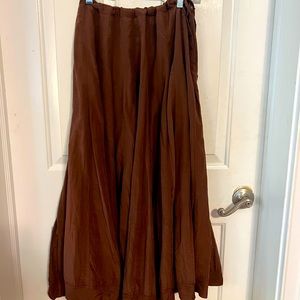 CP Shades long skirt silk/cotton